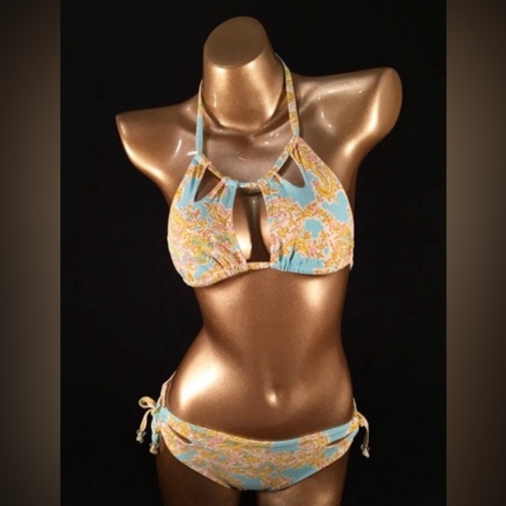✅ NEW ✅ Women's Blue and Yellow Bikini